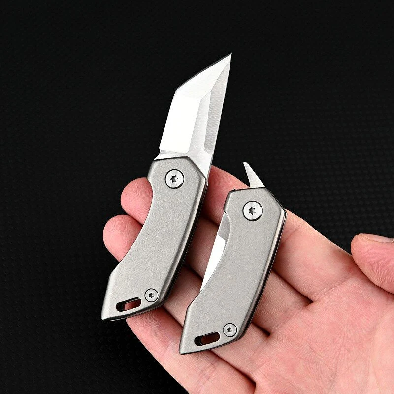 Titanium Alloy Pocket Keychain Knife - Image 1