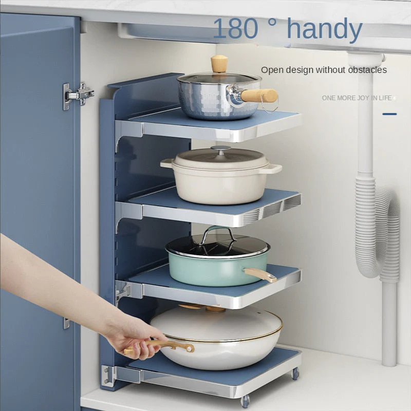 Multi-Layer Smart Sorter Kitchen Storage Rack - Image 2