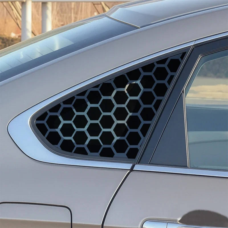 Car Side Window Honeycomb Decor Sticker - Image 2