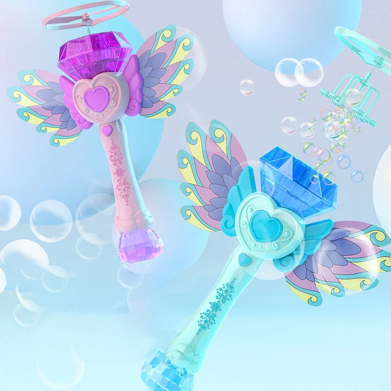 Flying Magic Heart Bubble Maker Toy - Image 2