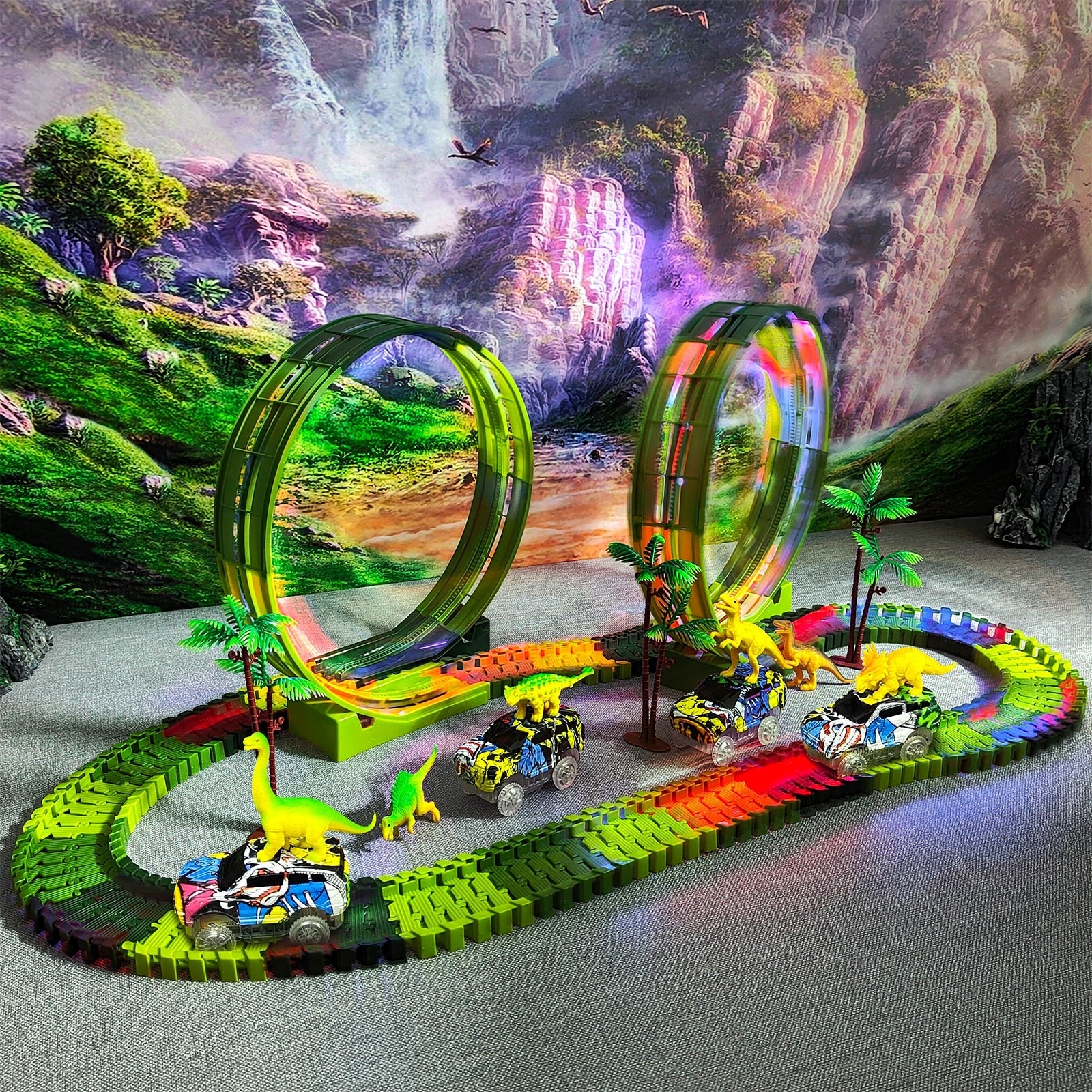 Dino-Mighty Mountain Climbing Track Toy - Image 1