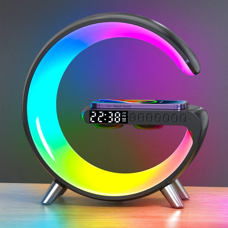 Smart Aurora Wireless Charger Bluetooth Speaker - Image 2