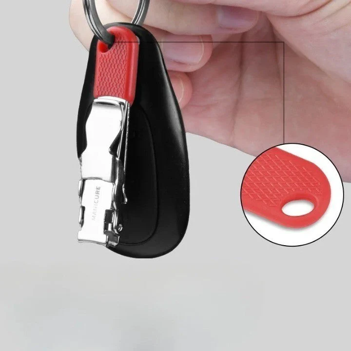 Compact Keychain Precision Cut Nail Clipper - Image 3