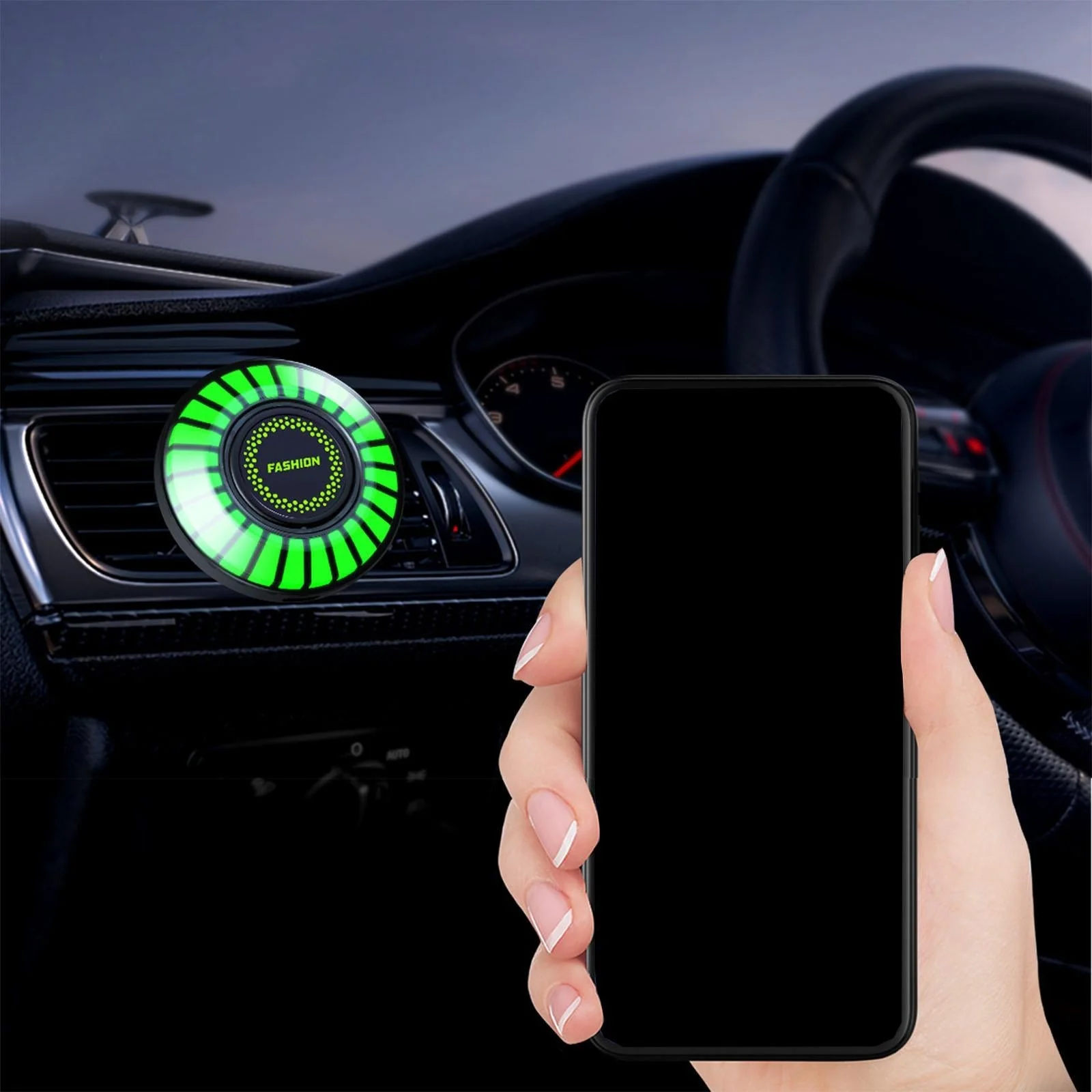 Multicolor Car Fragrance LED Rhythm Light - Image 2