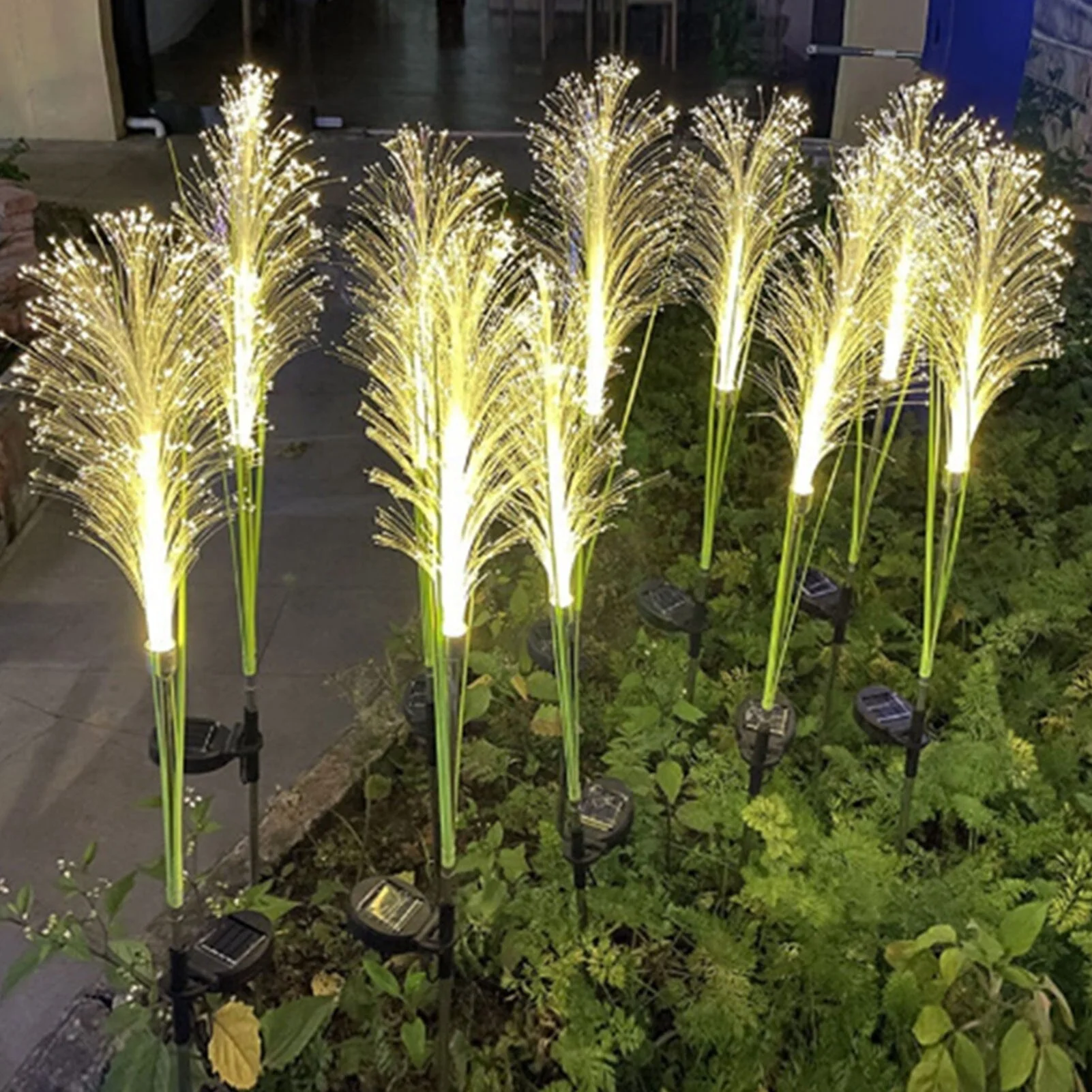 Solar Reed Waterproof Fiber Patio Lights - Image 1
