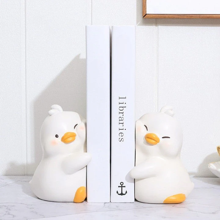 Cute Ducks Non-Slip Bookends - Image 1