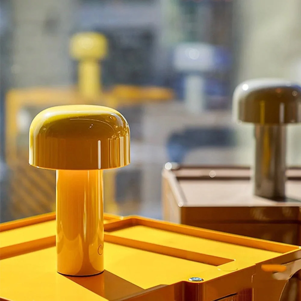 Italian Style Rechargeable Mushroom Table Lamp - Image 3