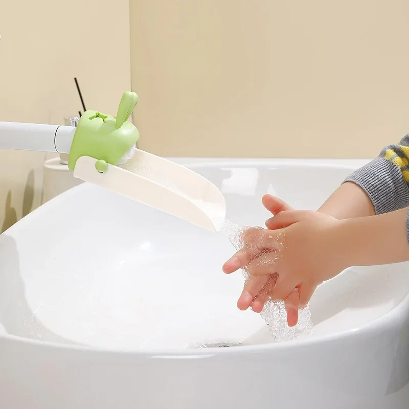 Adorable Bunny Sink Kids Faucet Handle Extender - Image 2
