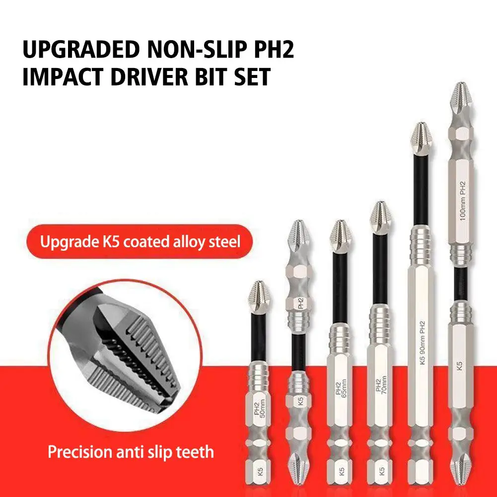 Magnetic Anti-Slip Screwdriver Bit Set - Image 3