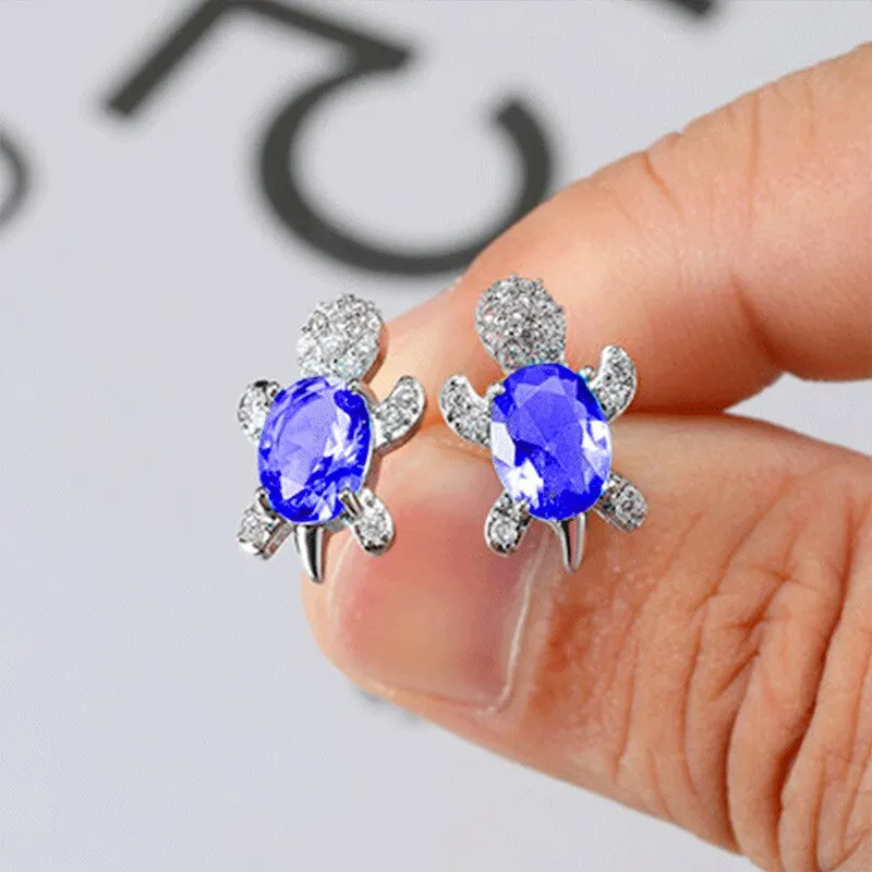 Ocean Turtle Lucky Necklace Earring Set - Image 3