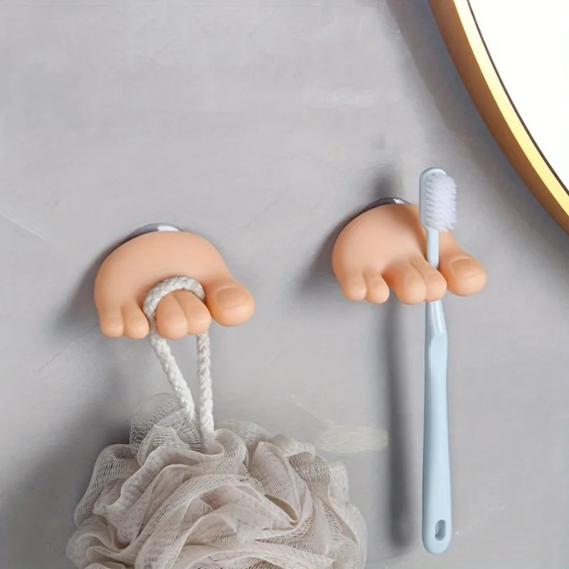 Toe-Grip Wall Toothbrush Holder - Image 2
