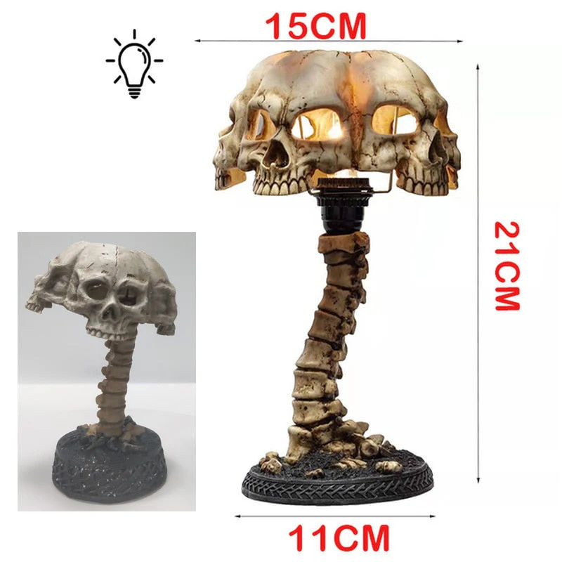 Skeleton Skull Table Lamp - Image 3