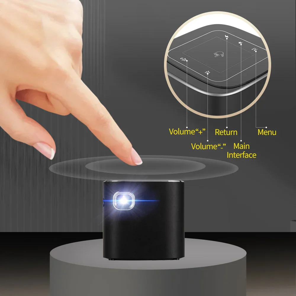 4K Cinema View Portable Smart Mini Projector - Image 3