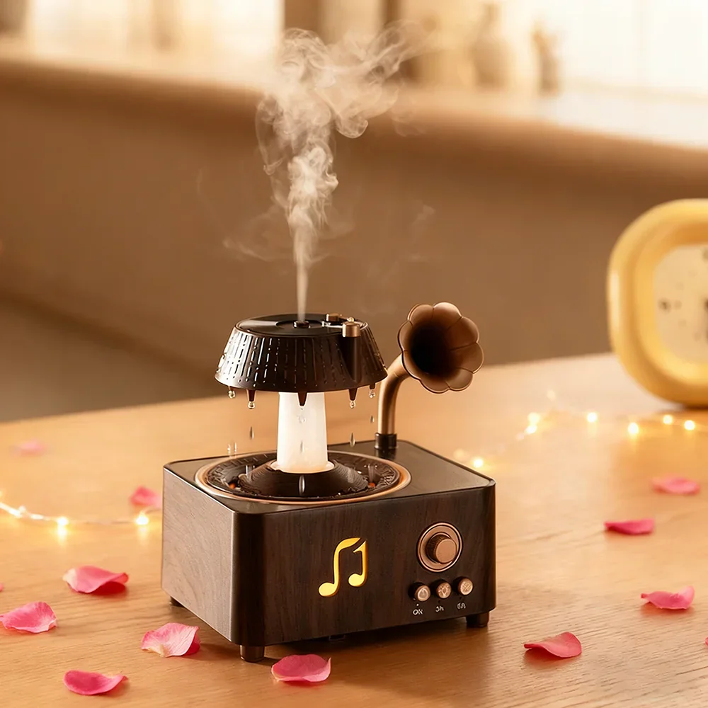 Vintage Rotating Gramophone Air Humidifier - Image 3