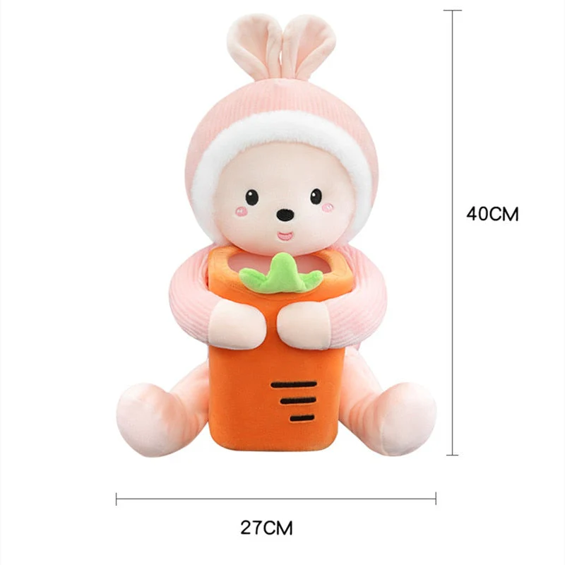 Cute Plush Animals Armrest Tissue Box - Image 3
