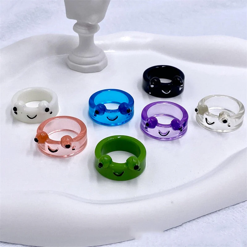 Smiling Frog Kids Ring - Image 3