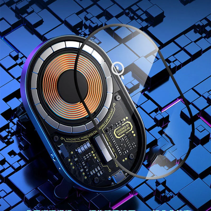 Transparent Car Wireless Magnetic Phone Charger - Image 3