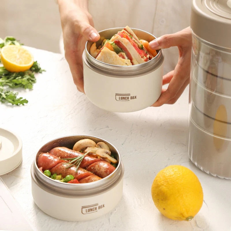 Stackable Leak-Proof Thermal Lunch Box - Image 2