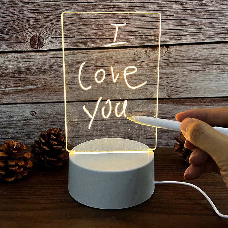 Creative Note Board Led Table Lamp - Image 2