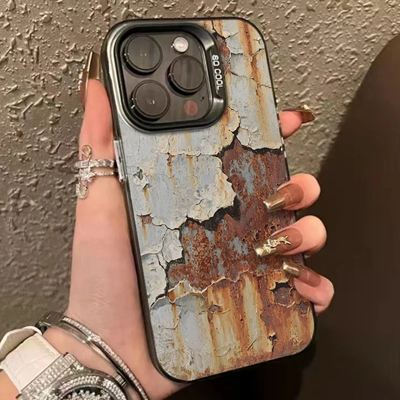 Industrial Rust Finish Shockproof iPhone Case - Image 3