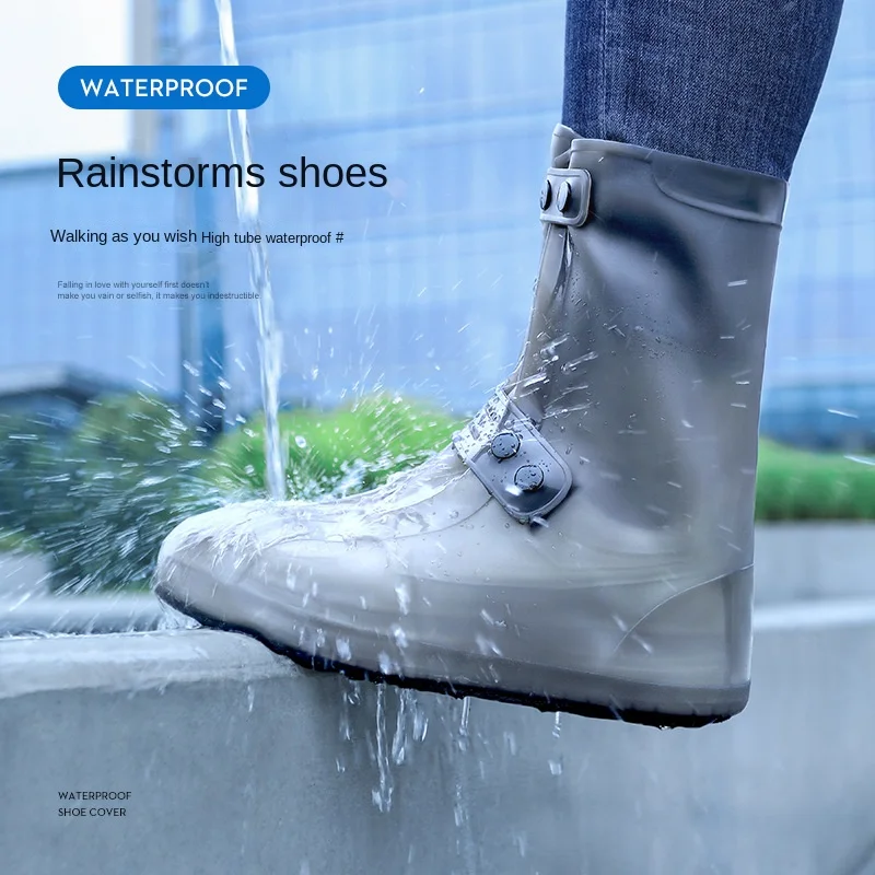 Dry Shield Reusable Non-Slip Silicone Waterproof Shoe Covers - Image 3
