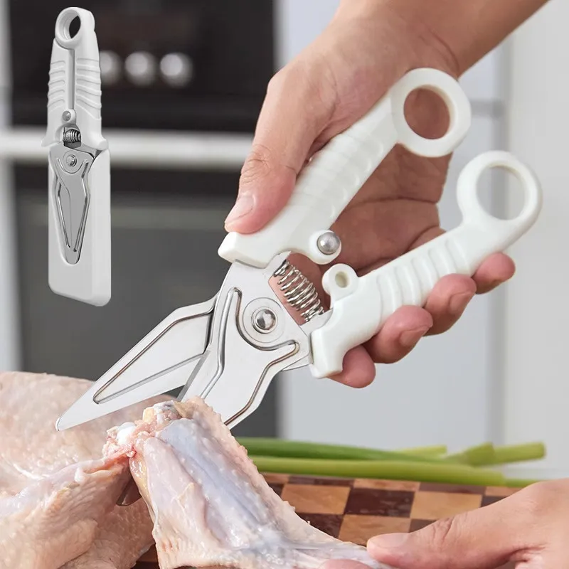 Stainless Steel Easy Meat Cutter Scissor - Image 1