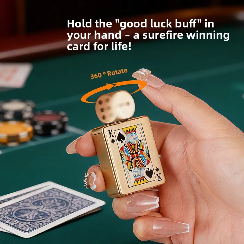 Rotating Dice Card Jet Lighter - Image 3