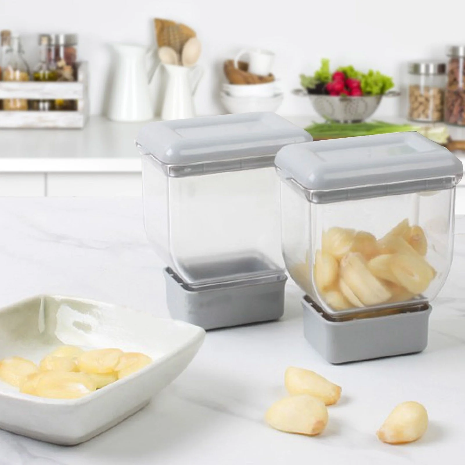 Stainless Steel Manual Garlic Slicer - Image 2