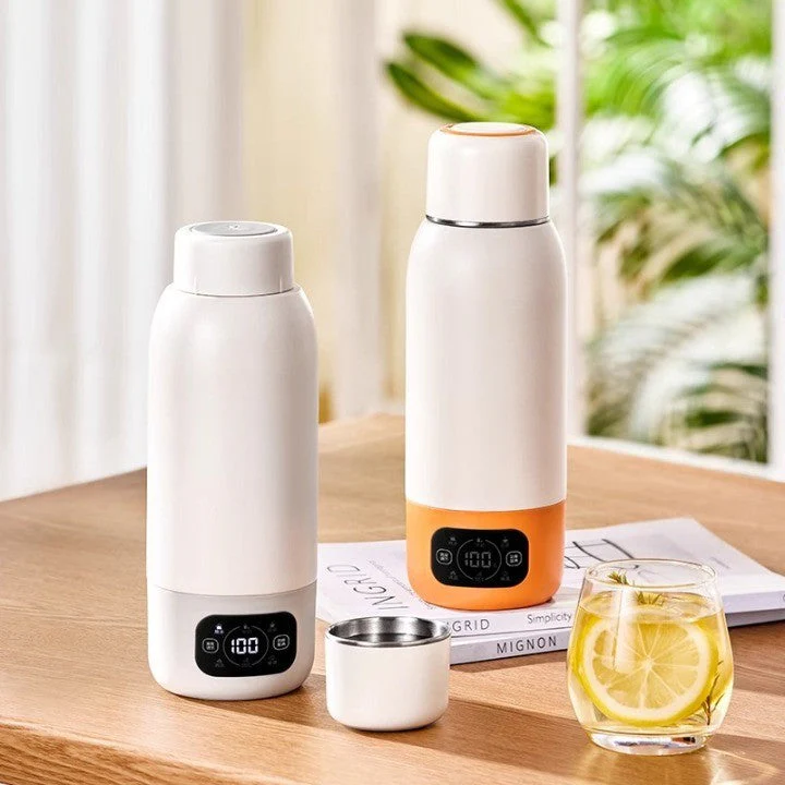 Smart Digital Adjustable Temperature Travel Heating Thermos - Image 2