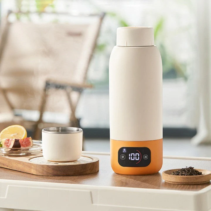 Smart Digital Adjustable Temperature Travel Heating Thermos - Image 3