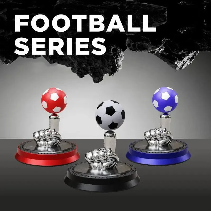 Solar Soccer Ball Spin Auto Aroma Freshener - Image 2