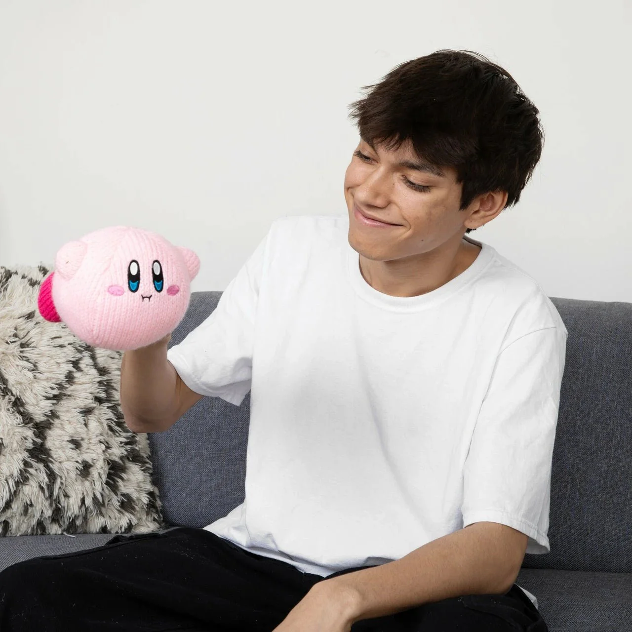 Nuiguru Knit Kirby - Hovering Kirby - Plush Toy - 6 Inch - Image 2