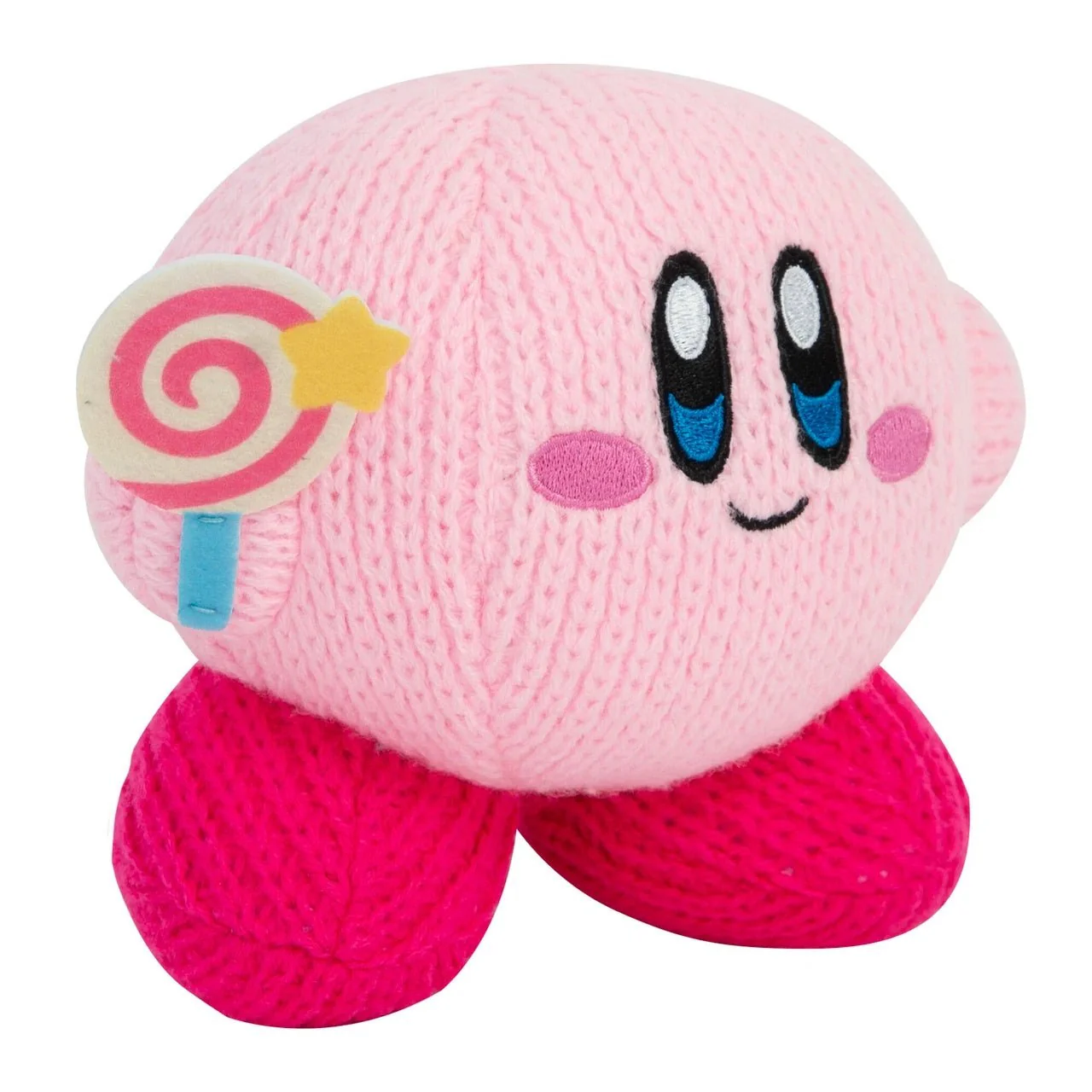 Nuiguru Knit Kirby - Kirby With Invincible Candy - Plush Toy - 6 Inch - Image 3