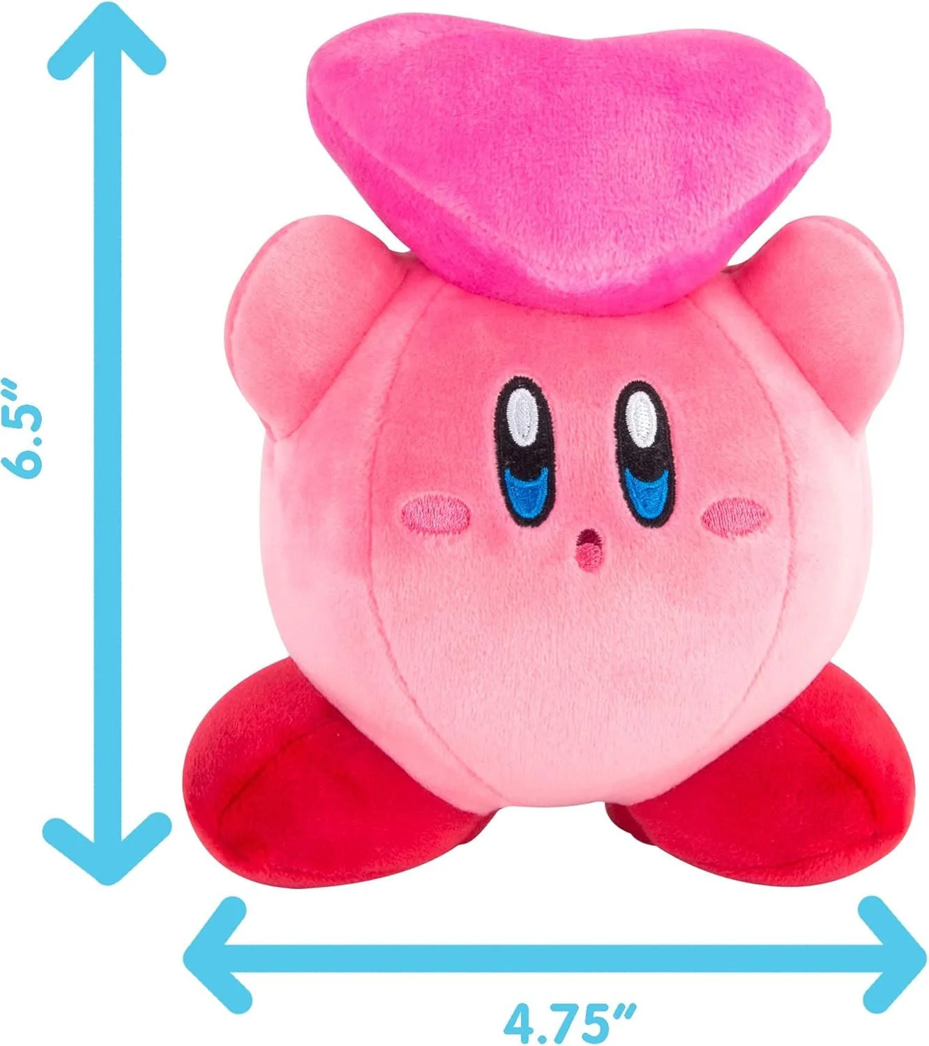 Club Mocchi Mocchi Nintendo Junior 6" Plush - Kirby with Friend Heart - Image 3