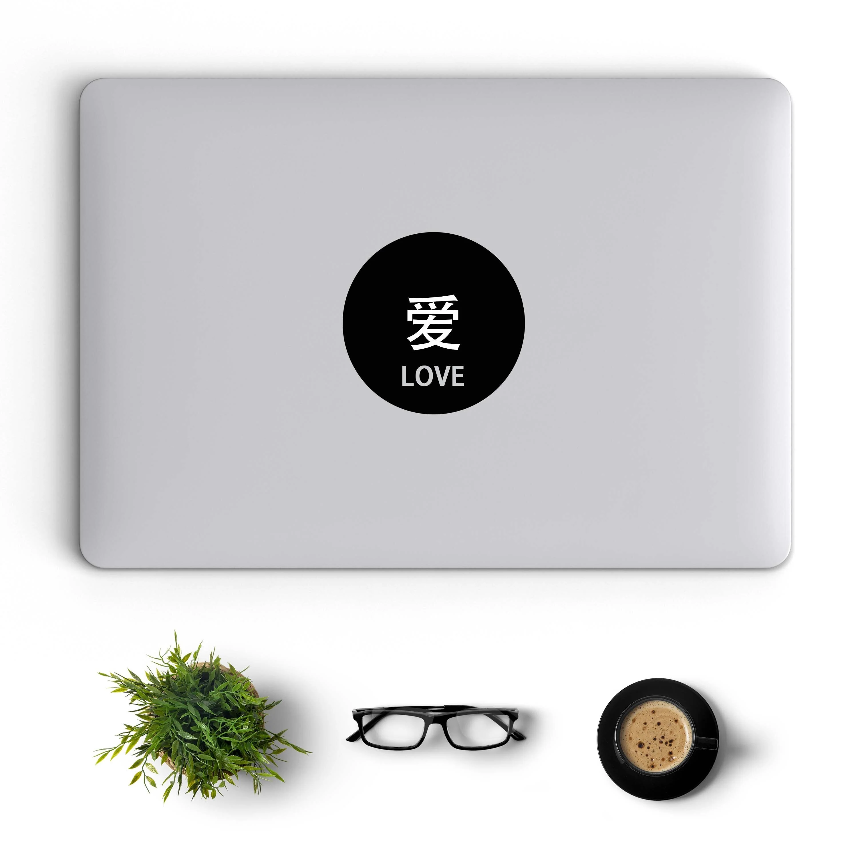 Illumunated Creative Black Macbook Decal Stickers - Image 3