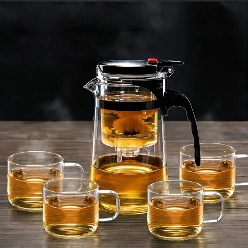 TeaTime Heat Resistant Glass Teapot - Image 3