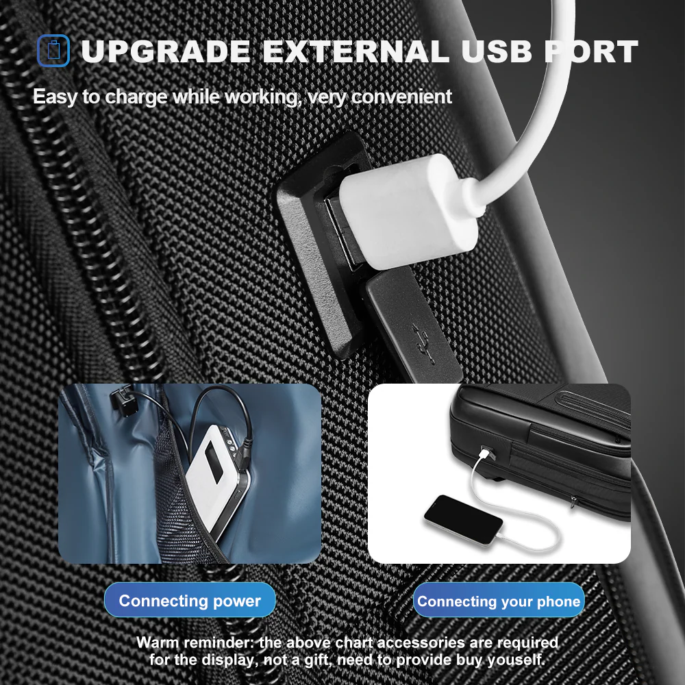 Waterproof USB Charging Elite Pack Laptop Backpack - Image 3