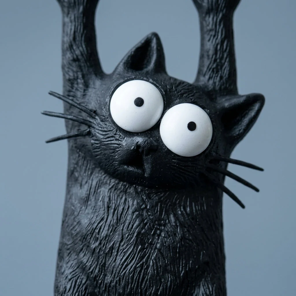 Hang In There Funny Cat Refrigerator Magnet - Image 2
