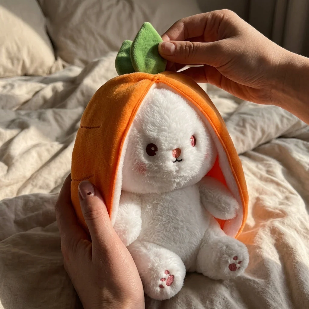 Hide and Seek Creative Snuggly Bunny Plush - Image 1