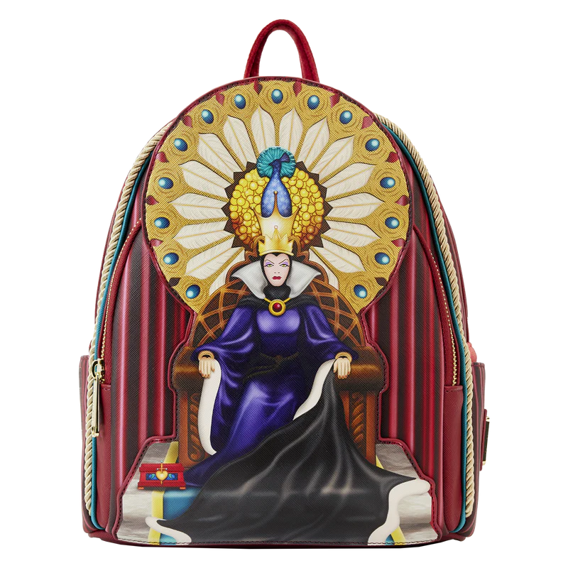 Loungefly Disney Snow White Evil Queen Throne Mini Backpack - Image 1
