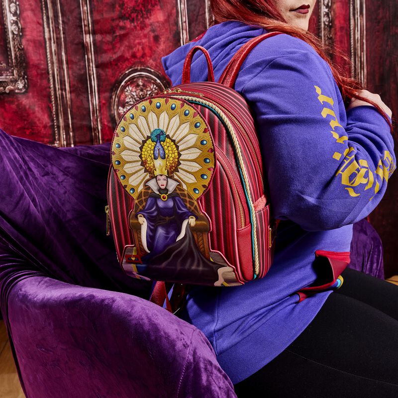 Loungefly Disney Snow White Evil Queen Throne Mini Backpack - Image 2