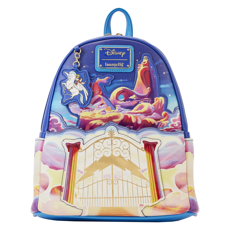 Loungefly Disney Hercules Mount Olympus Golden Gates Mini Backpack - Image 2