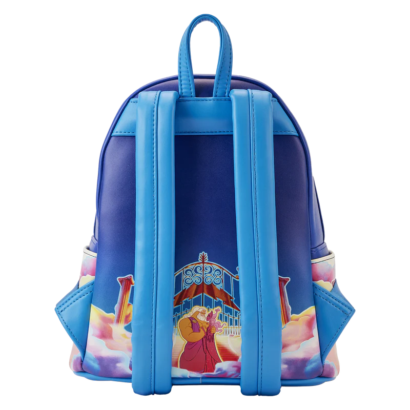 Loungefly Disney Hercules Mount Olympus Golden Gates Mini Backpack - Image 3