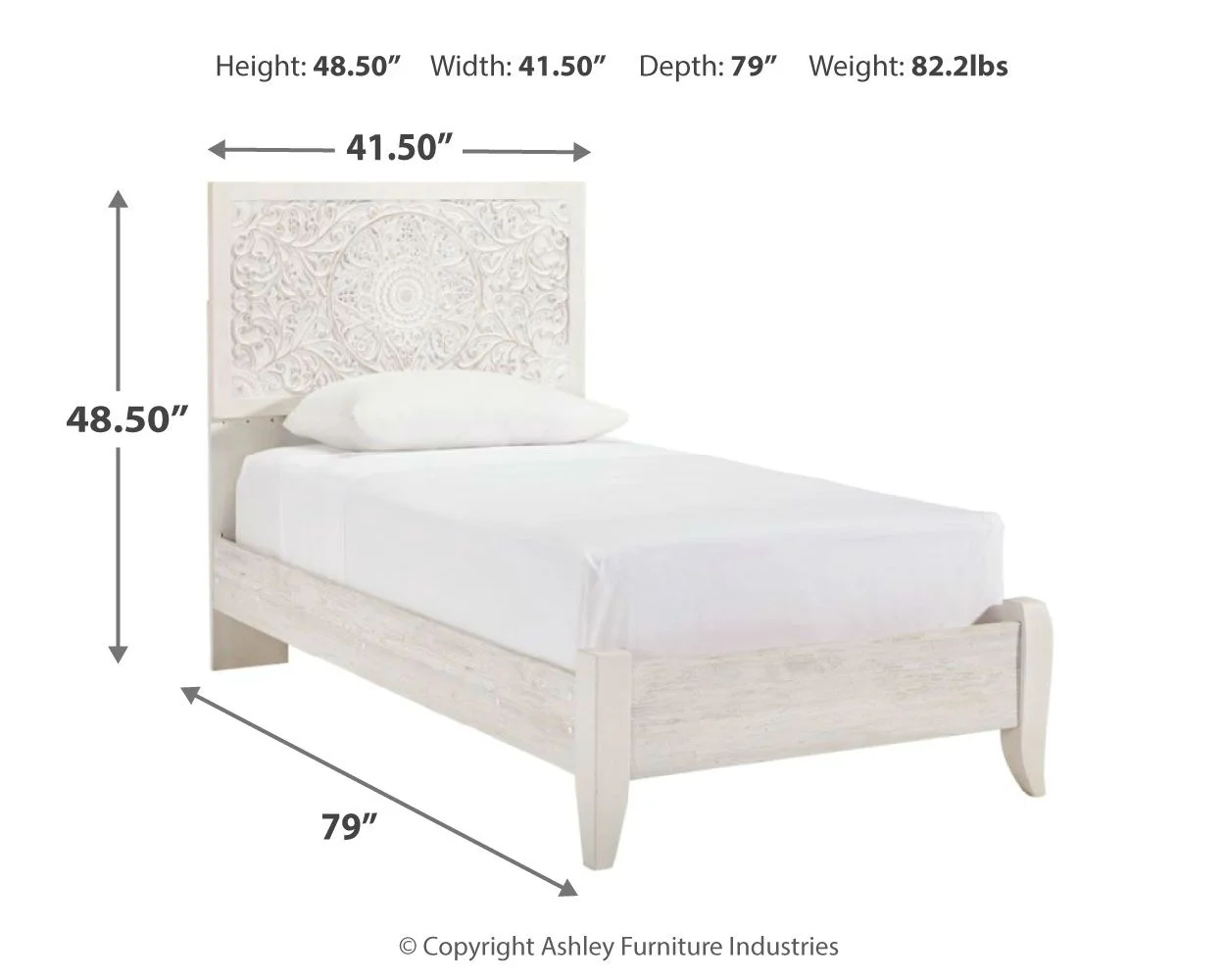 Paxberry - Panel Bed - Image 3