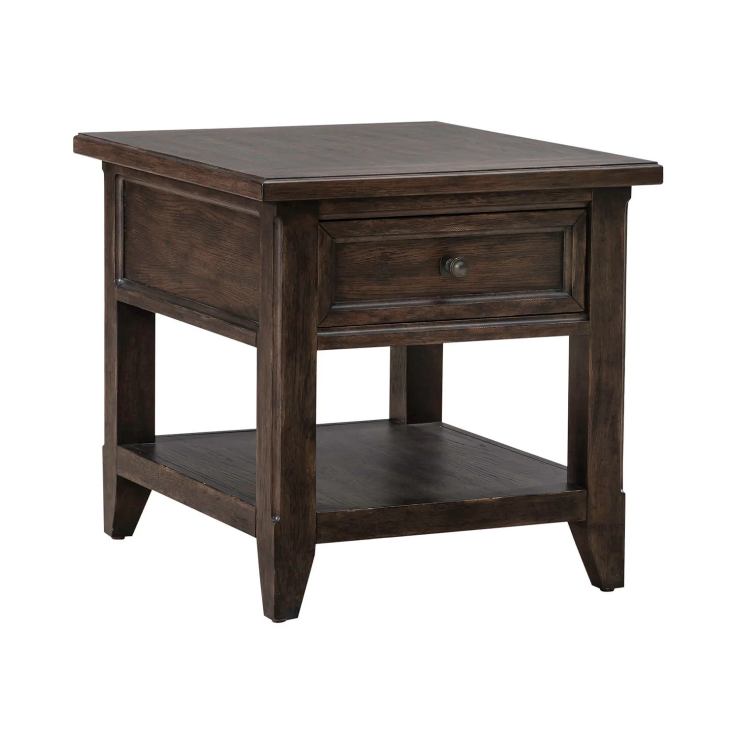 Paradise Valley - Rectangular End Table - Saddle Brown - Image 3