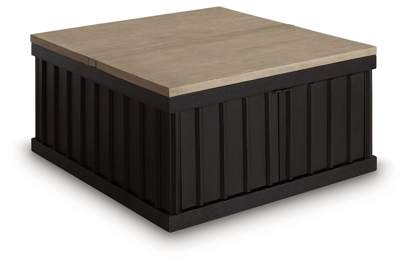 Rylandyn - Lift Top Cocktail Table - Black / Light Brown - Image 1