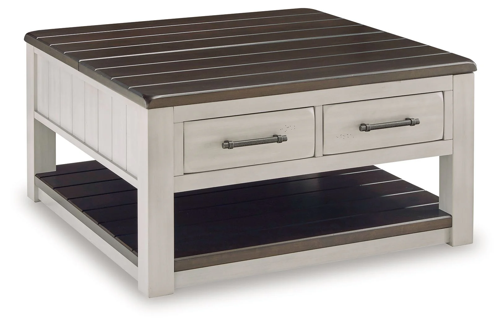 Darborn - Lift Top Cocktail Table - Gray / Brown - Image 1