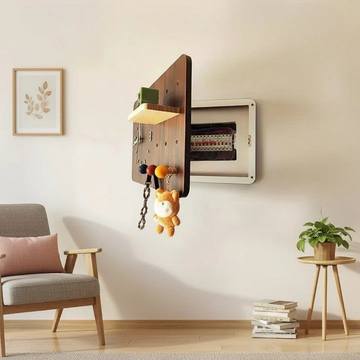 Panel Cloak Storage Hooks Electrical Cover - Image 2