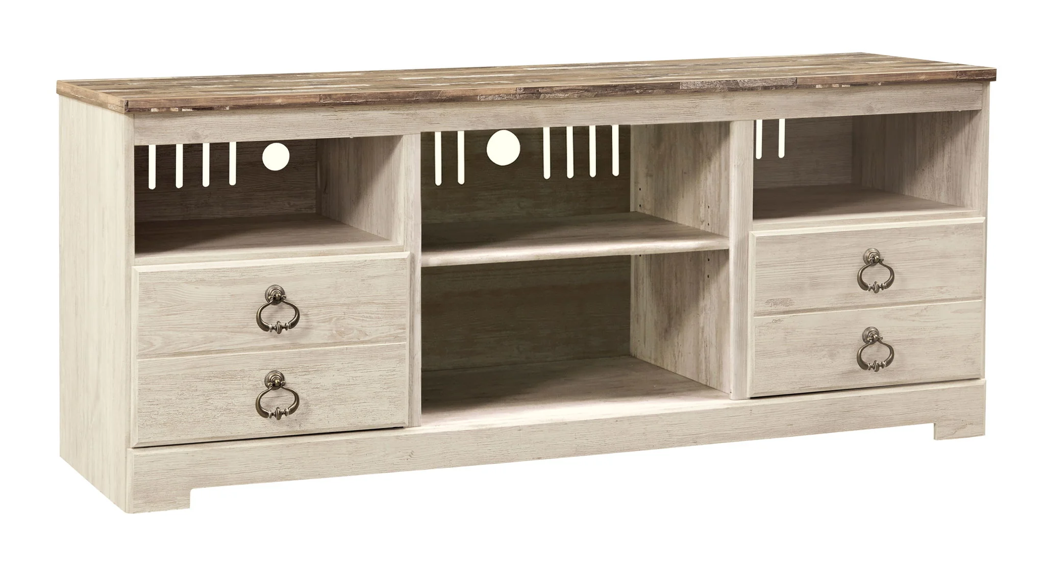 Willowton - TV Stand With Fireplace Option - Image 2