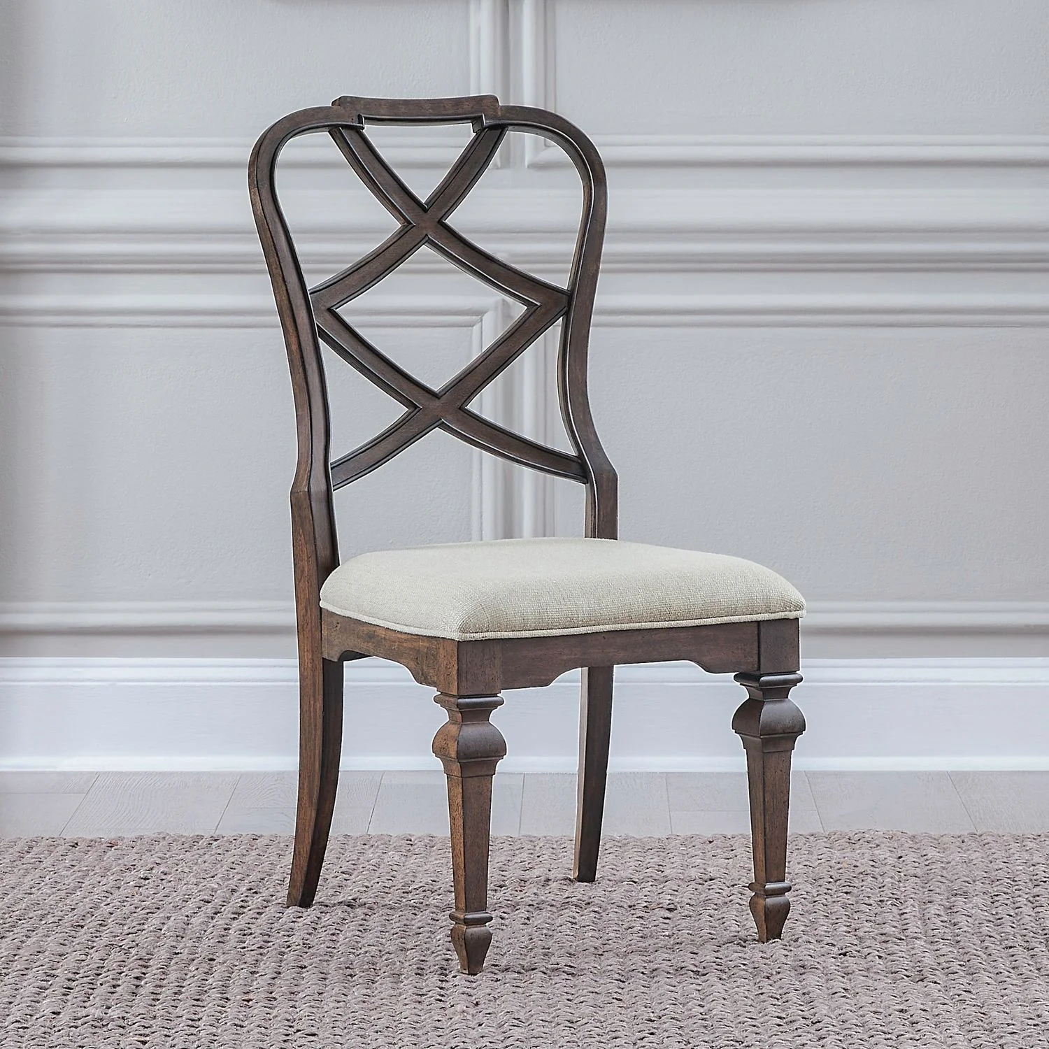 Providence Park – Wood Back Side Chair – Chateau Brown